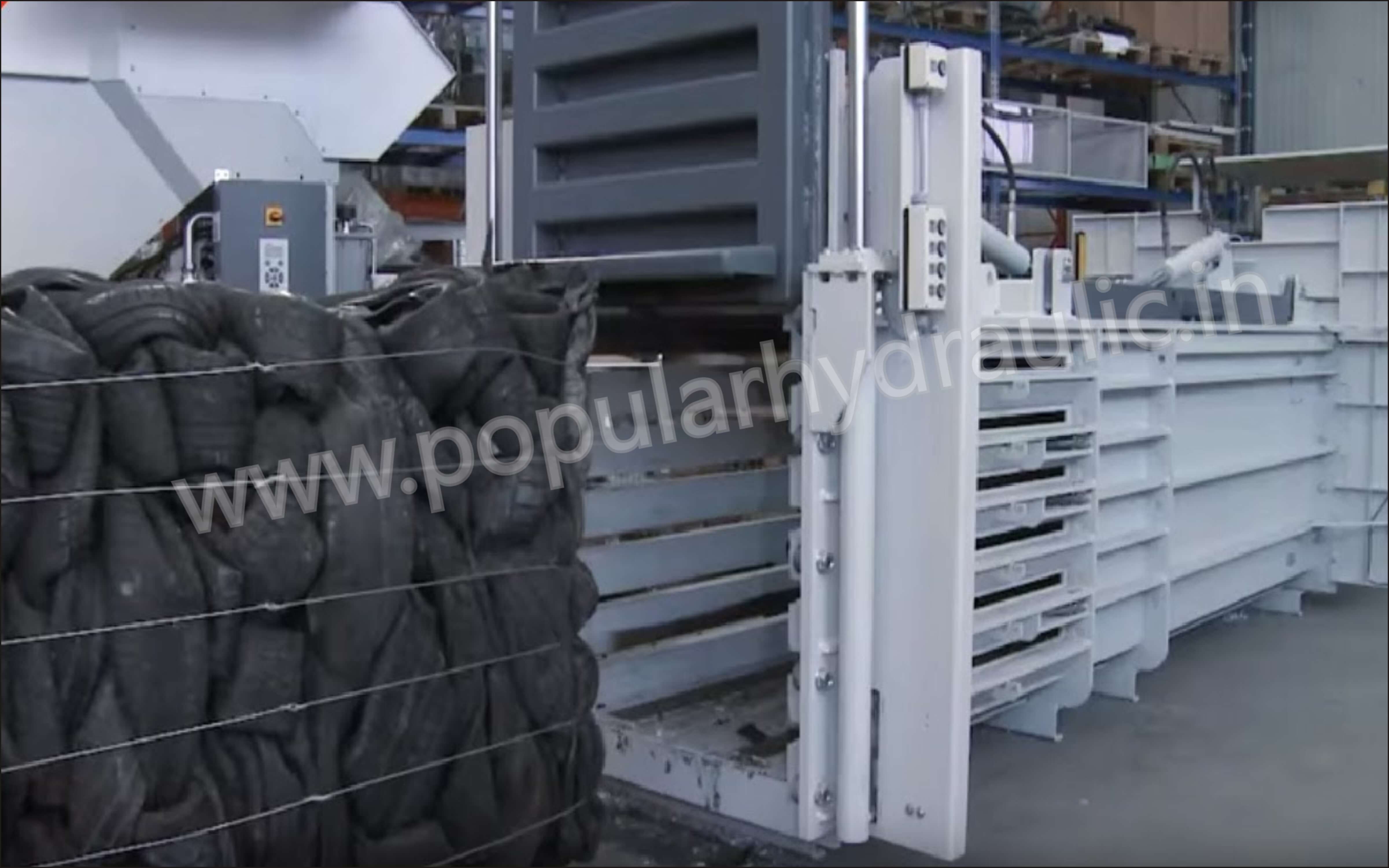 HORIZONTAL SINGLE COMPRESS MANUAL TIE BALING PRESS
